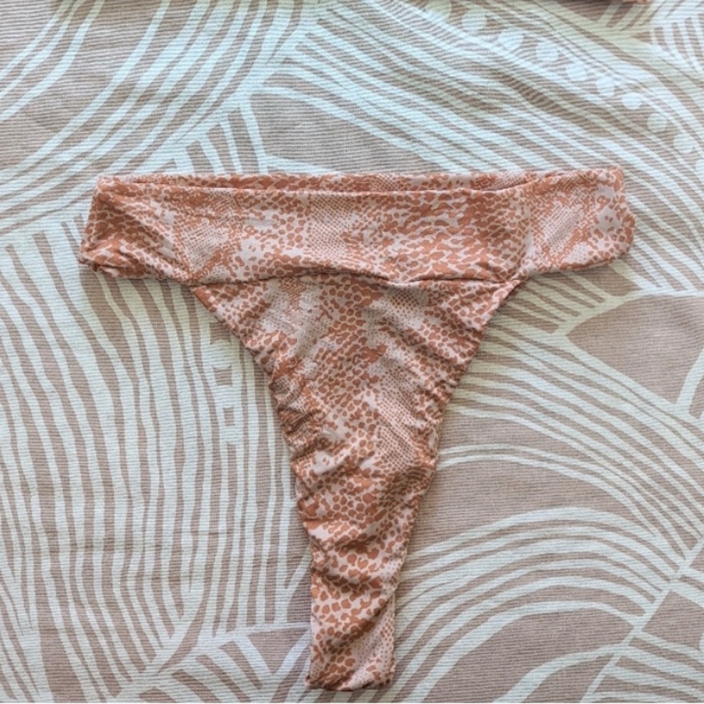 Acacia Garnet Snake bikini bottoms